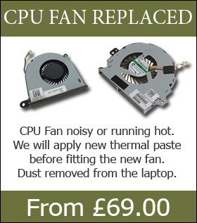 laptop cpu fan replacement noisy