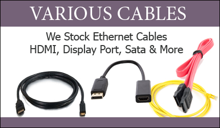 lan cable hdmi display port sata