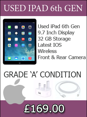 used ipad 6th gen 2018 grade a condition low price