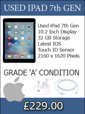used ipad 7th gen IOS warranty