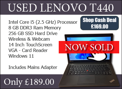 used toshiba l350 laptop